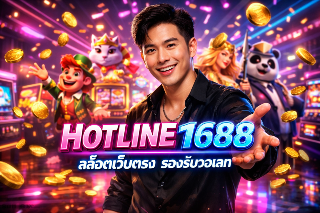 HOTLINE1688 สล็อตเว็บตรง รองรับวอเลท ขั้นตอนง่ายมาก