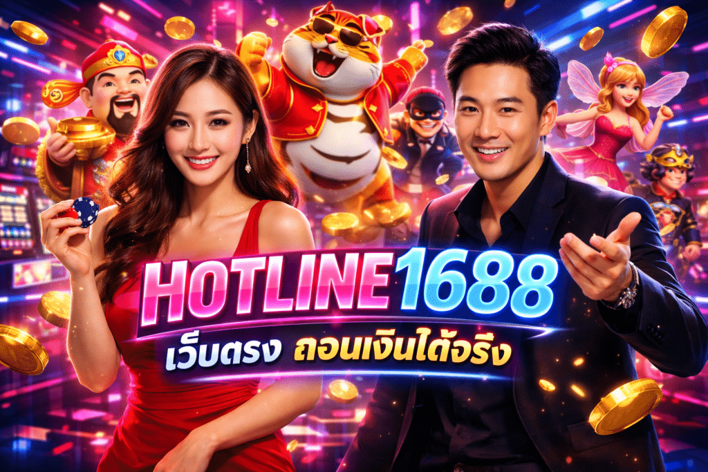 HOTLINE1688 เว็บตรง ถอนเงินได้จริง รอไม่กี่วินาที